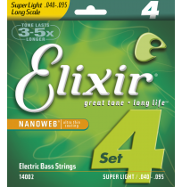 ELIXIR 040/95 SUPER-LIGHT 4STR L BASS NANOWEB